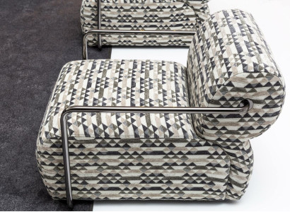 Designer Armchair Modern 1-Seater Living room Luxury Upholstery Textile Furniture